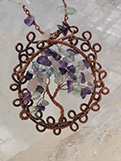 Copper & Stone Pendant Necklace